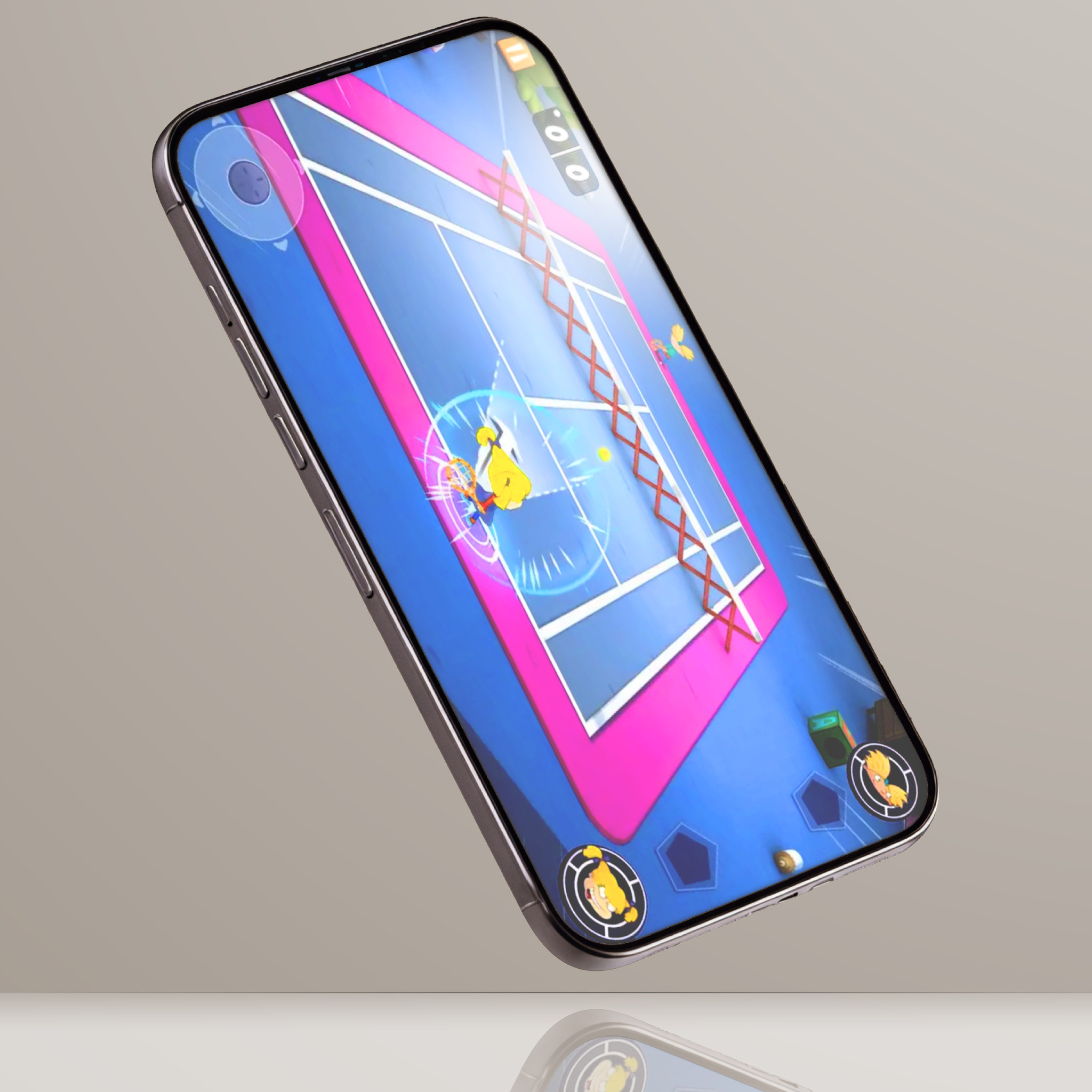 jeu mobile de tennis